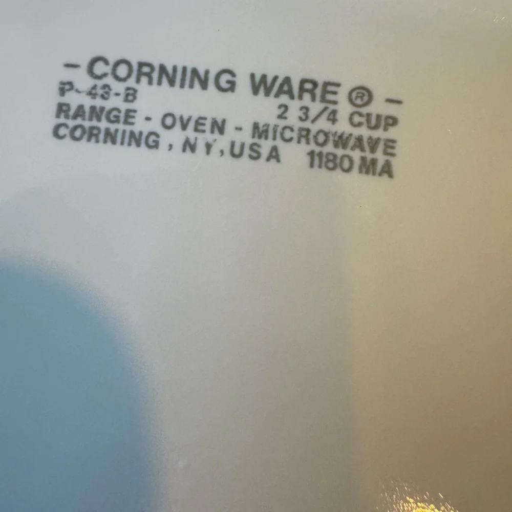 Vintage Corning Ware Spice of Life P-43-B 2 3/4 Cup Mini Casseroles